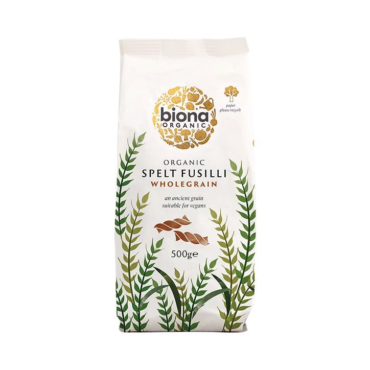 Biona Spelt Fusilli Organic Wholegrain 500g - McGrocer