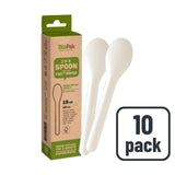 BioPak White Paper Spoons   10 per pack - McGrocer