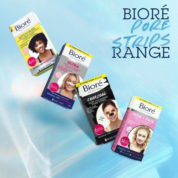 Biore Charcoal Pore Strips 6ct - McGrocer