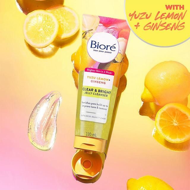 Biore Clear & Bright Brightening Jelly Cleanser 110ml - McGrocer