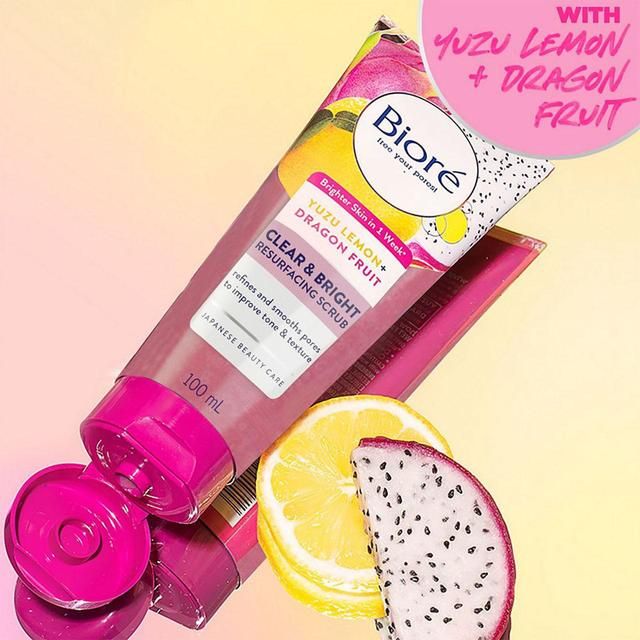 Biore Clear & Bright Resurfacing Scrub 100ml - McGrocer