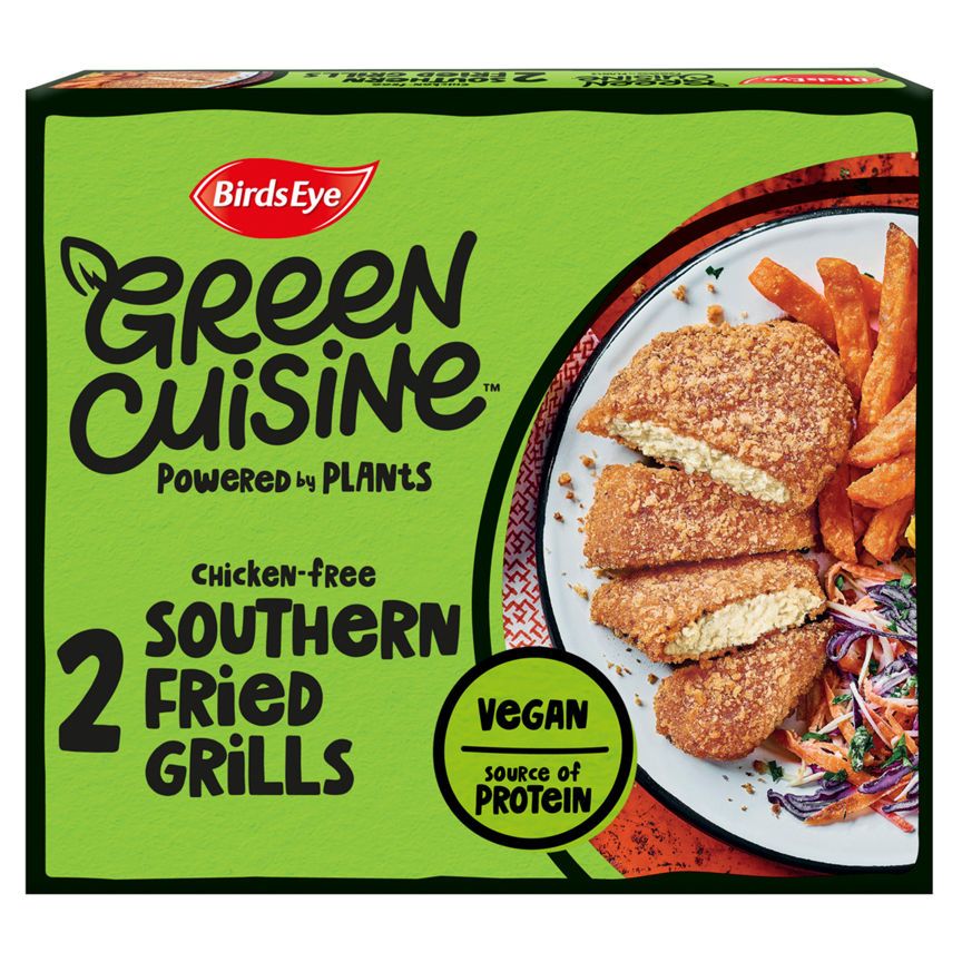 Birds Eye 2 Green Cuisine Vegan Chicken Free Southern Fried Grills - McGrocer