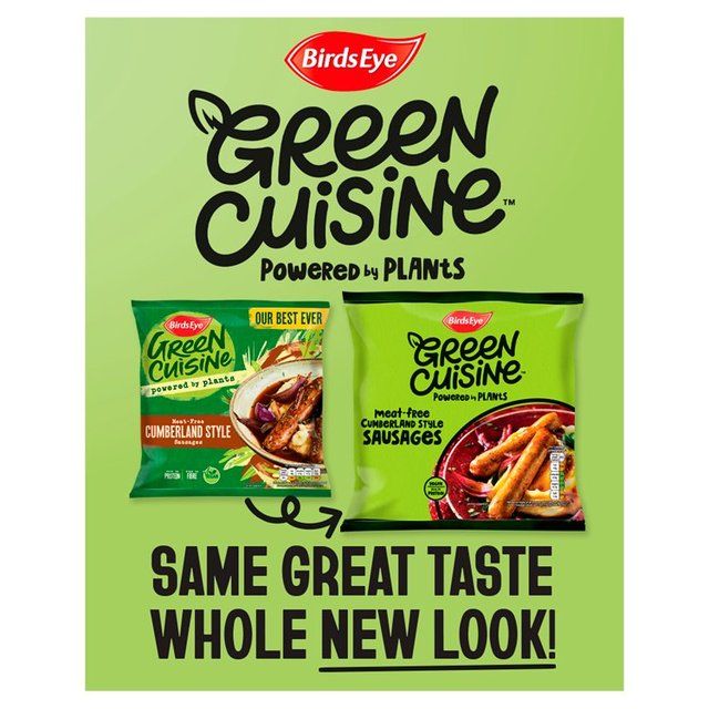 Birds Eye 6 Green Cuisine Vegan Cumberland Style Sausages 300g - McGrocer