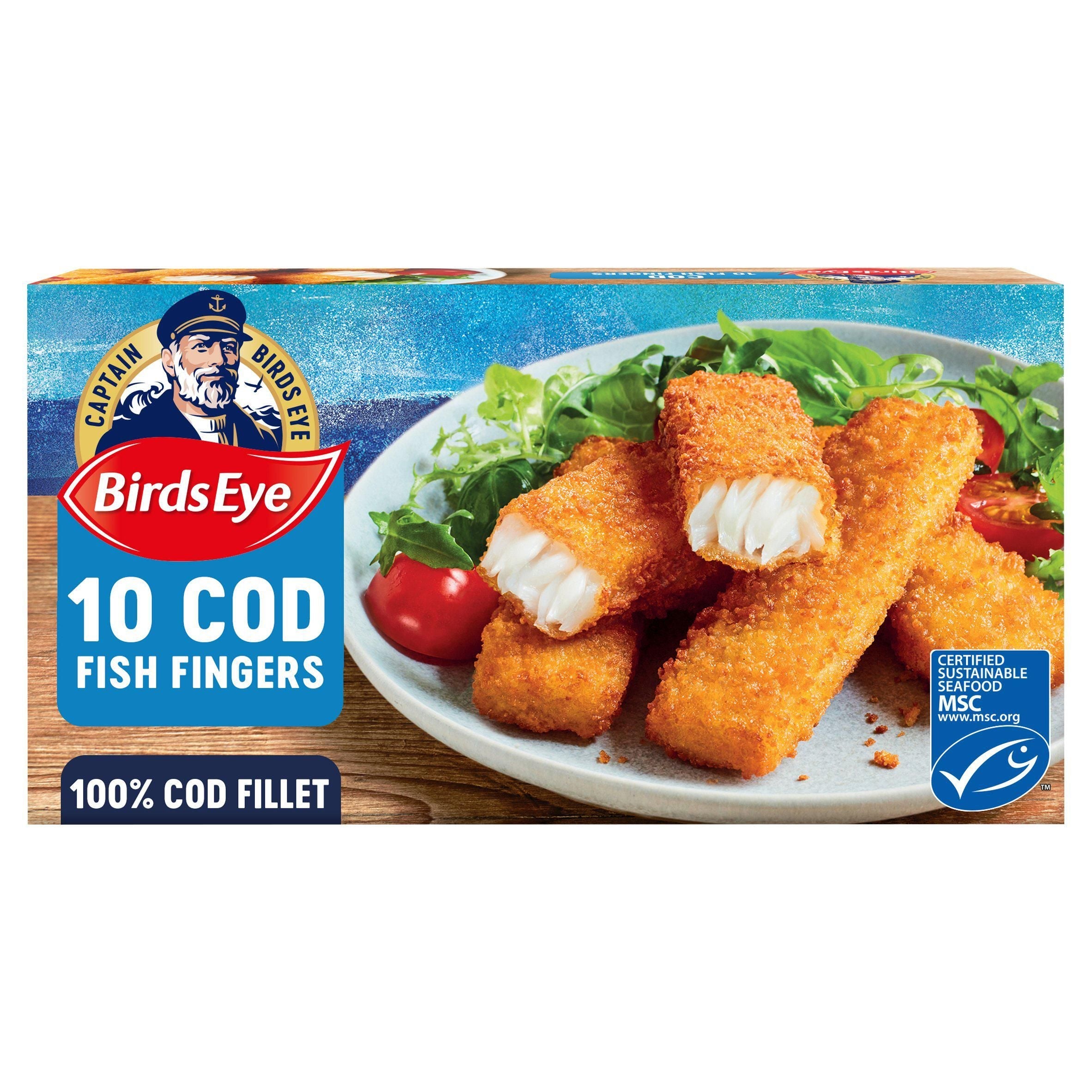 Birds Eye Cod Fish Fingers x10 280g - McGrocer