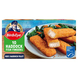 Birds Eye Haddock Fish Fingers x10 280g - McGrocer