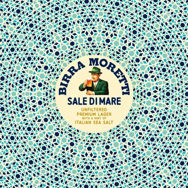 Birra Moretti Sale Di Mare Unfiltered Lager Beer Bottle 4x330ml   4 x 330ml - McGrocer