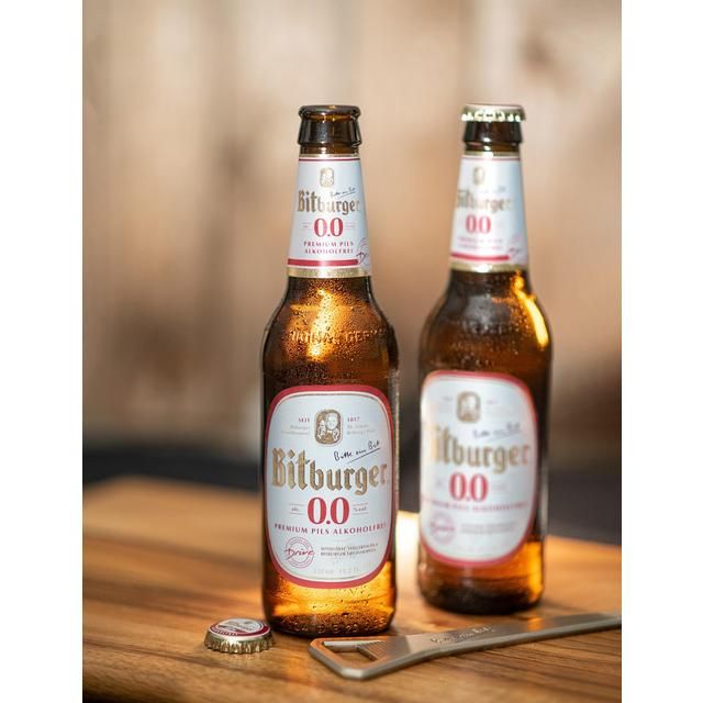 Bitburger Premium Pils 0.0%   6 x 330ml - McGrocer