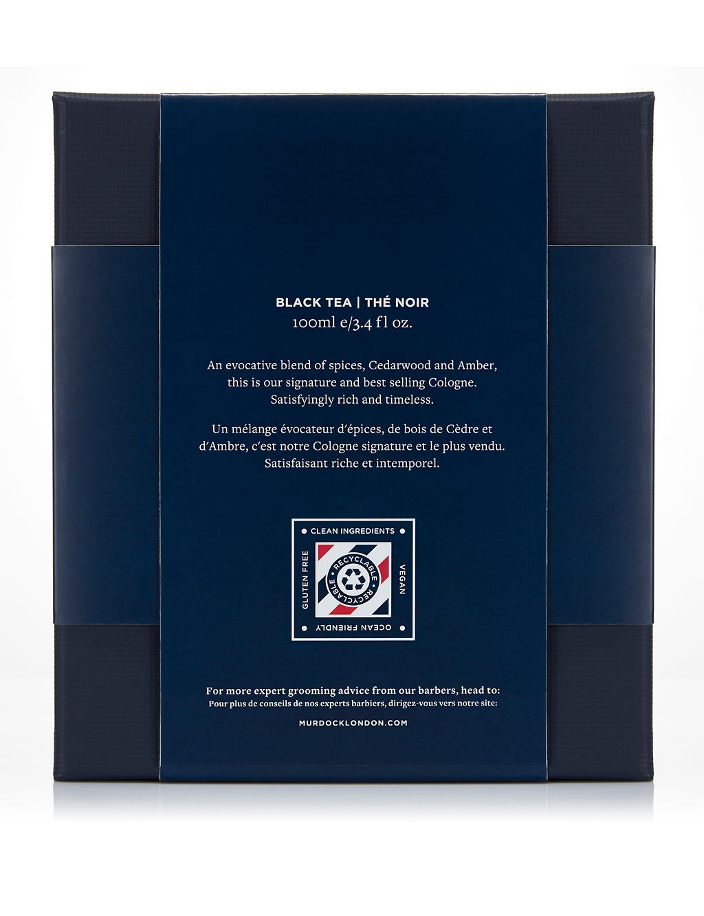 Black Tea Cologne 100ml - McGrocer