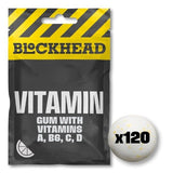 BLOCKHEAD Vitamin Gum - 12 Pack (120 Pieces) - McGrocer