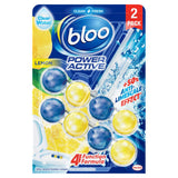 Bloo Power Active Lemon Rim Blocks 2 x 50g - McGrocer