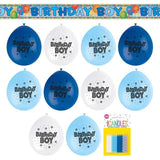 Blue Birthday Boy Party Kit   3 per pack - McGrocer