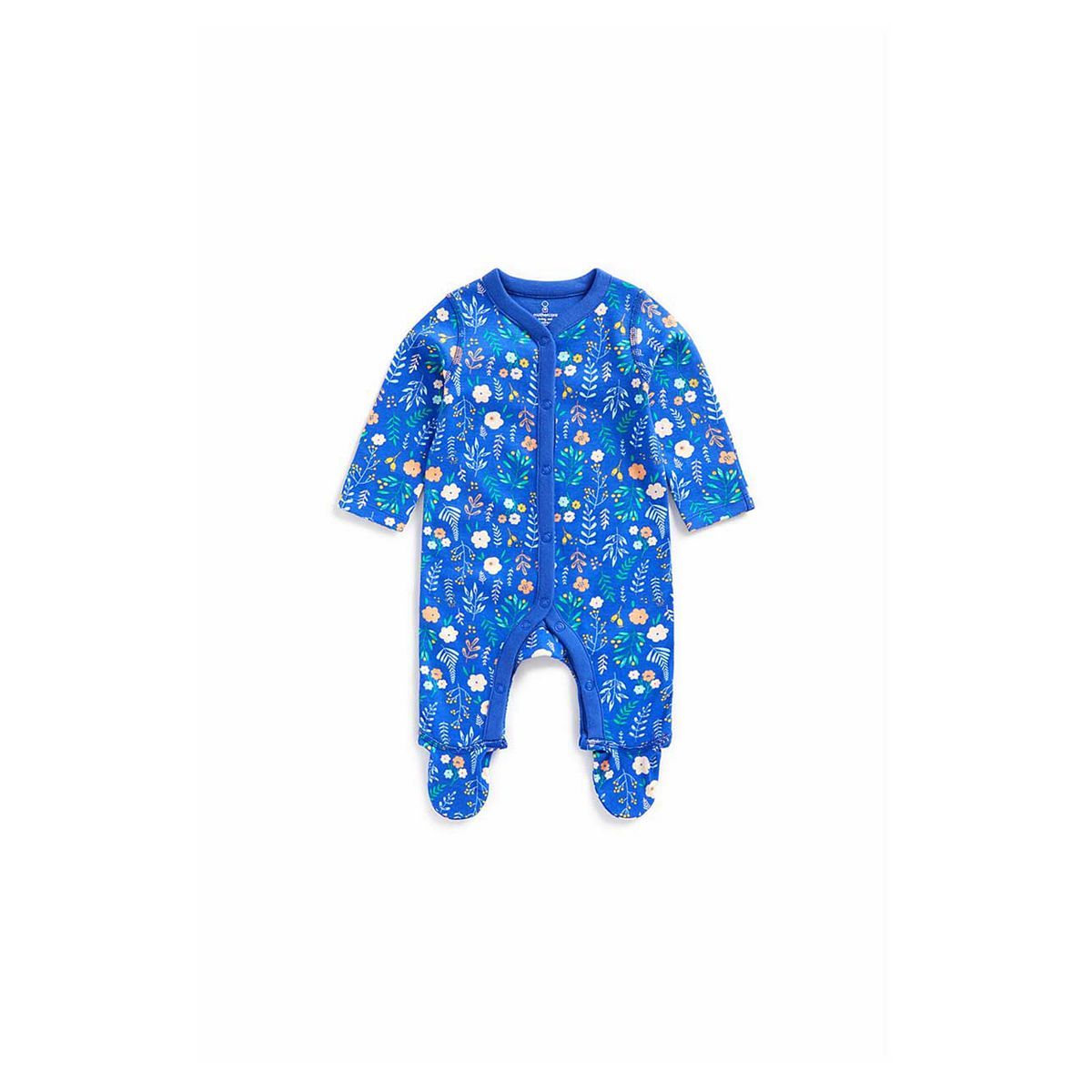 Blue Floral Organic Cotton All In One - McGrocer