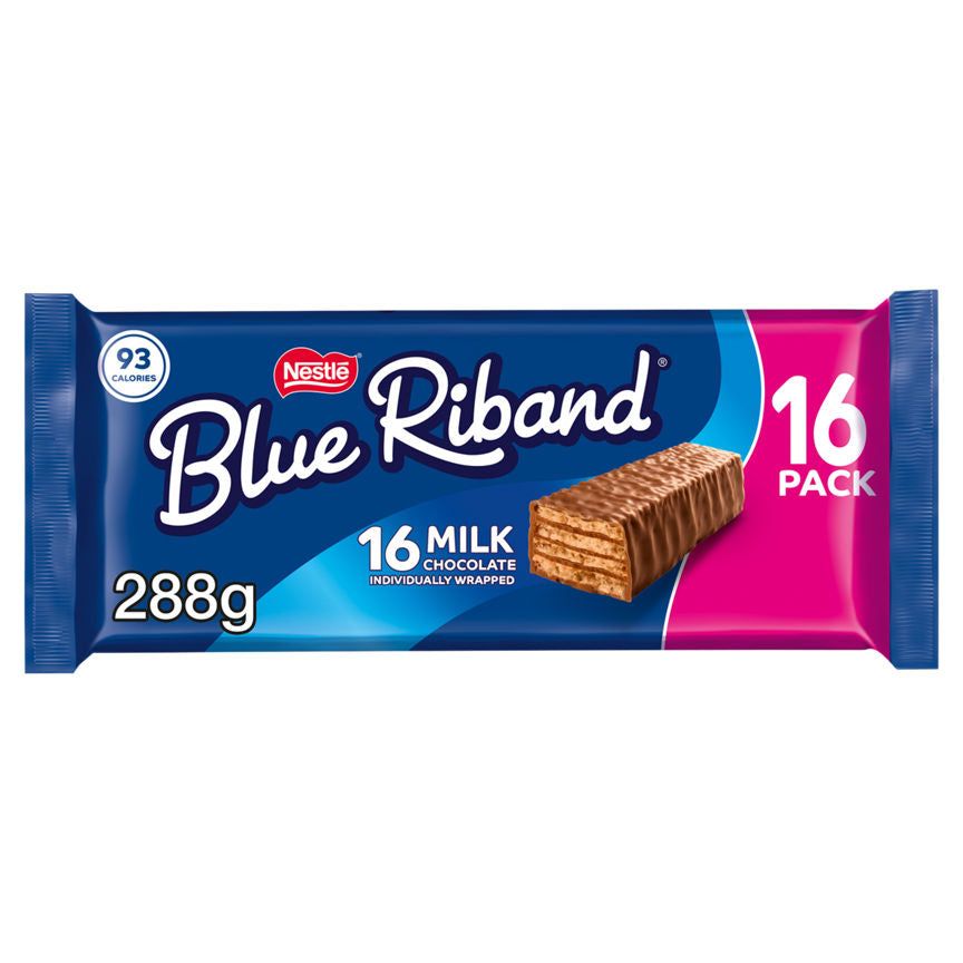 Blue Riband Original Milk Chocolate Wafer Biscuits 16 Pack - McGrocer