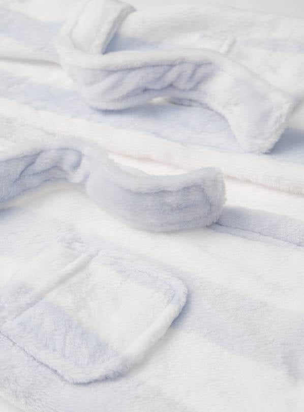Blue Stripe Dressing Gown Up to 1 mth - McGrocer