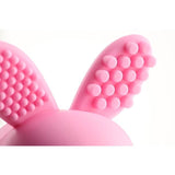 Bobbie Bunny Baby Teether Toy Rose Pink - McGrocer