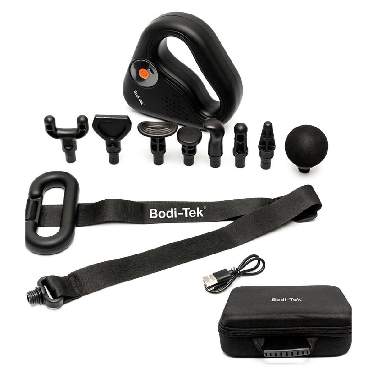 Bodi-Tek Sports Percussion Massage Gun with Lateral Action Massage Belt - McGrocer