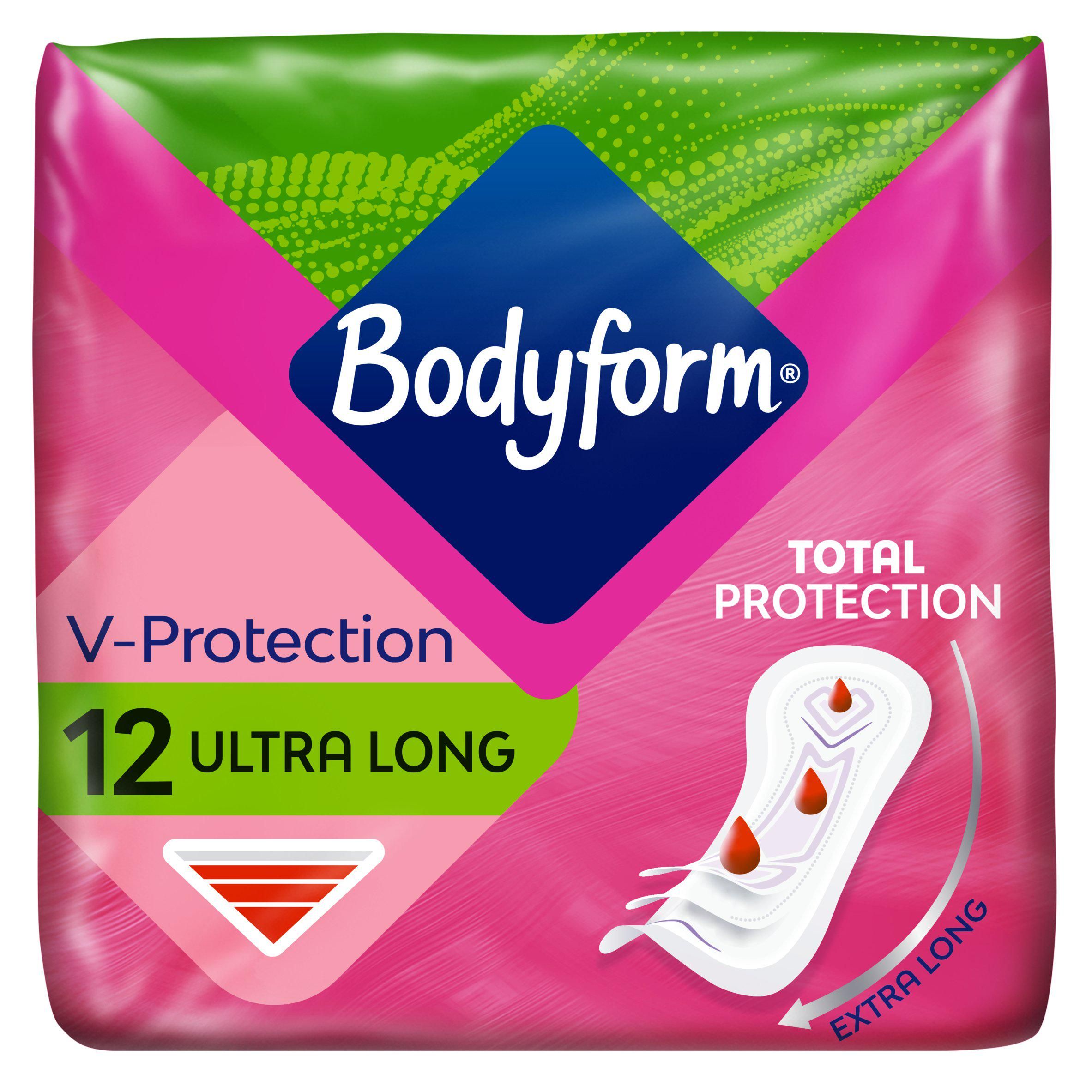 Bodyform Cour V Ultra Long Sanitary Towels x12 - McGrocer