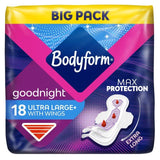 Bodyform Cour-V Ultra Night Sanitary Towels Wings   18 per pack - McGrocer