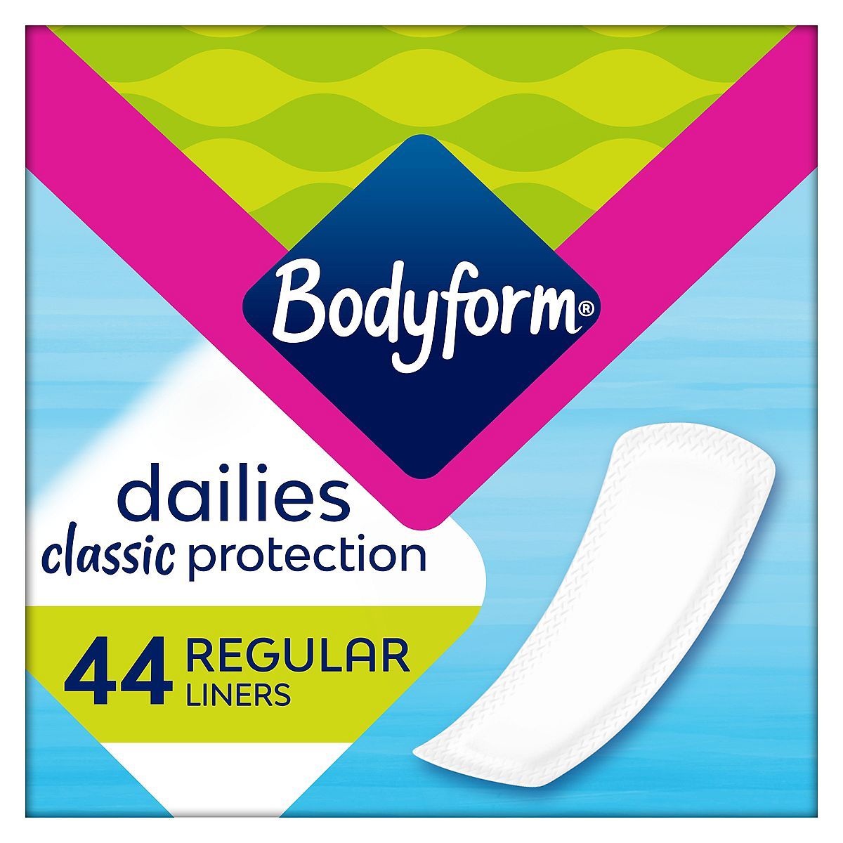 Bodyform Dailies Classic Panty Liners 44 pack - McGrocer