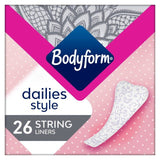 Bodyform Dailies String Panty Liners 26 per pack - McGrocer