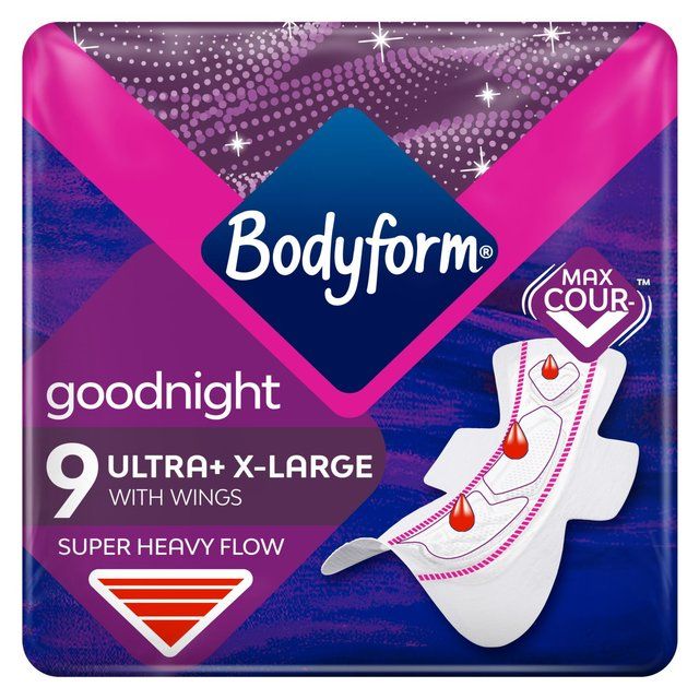 Bodyform Ultra Night Extra 9 per pack - McGrocer