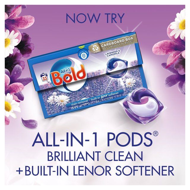 Bold 2In1 Washing Liquid Gel Lavender & Camomile 40 Washes   1320ml - McGrocer