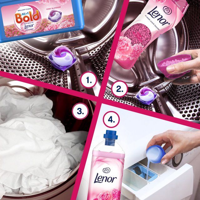 Bold 2in1 Washing Liquid Pink Blossom 60 Washes 2L - McGrocer