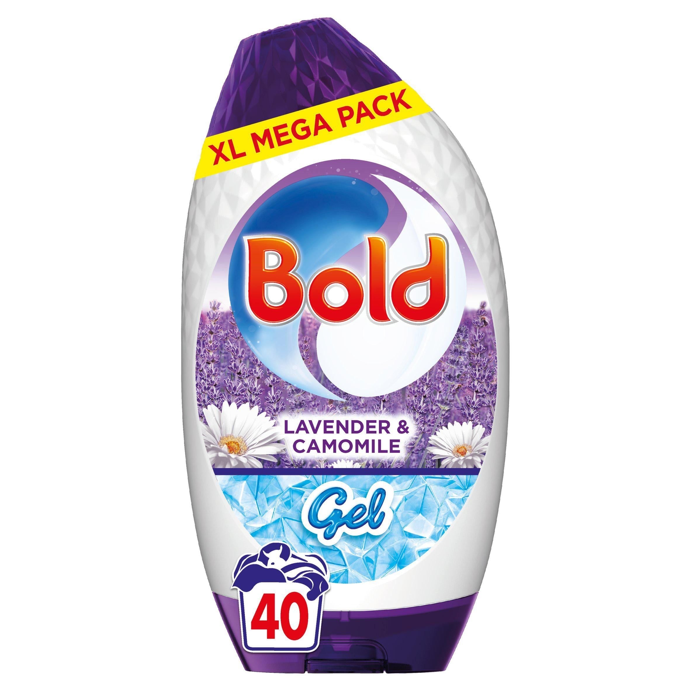 Bold Washing Liquid Gel Lavendar & Camomile 1.295L 39 Washes - McGrocer