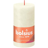Bolsius Soft Pearl Rustic Candle 130 x 68 - McGrocer
