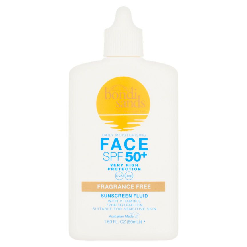 Bondi Sands Daily Moisturising Face SPF 50+ Sunscreen Fluid 50ml - McGrocer