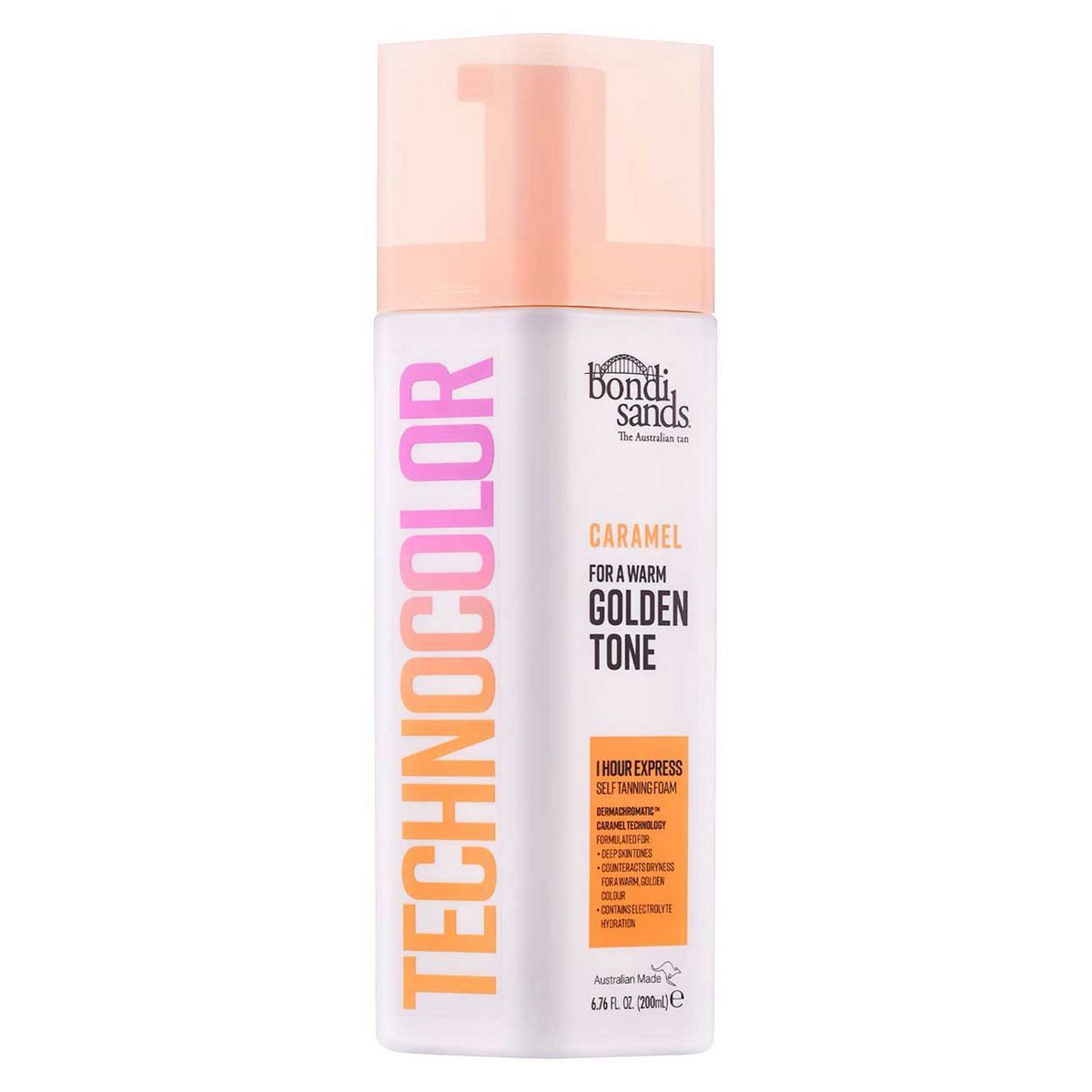 Bondi Sands Technocolor Caramel 1 Hour Express Self Tanning Foam 200ml - McGrocer