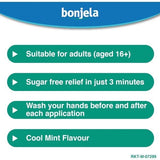Bonjela Adult Mouth Ulcer Pain Relief Cool Mint Gel 15g - McGrocer