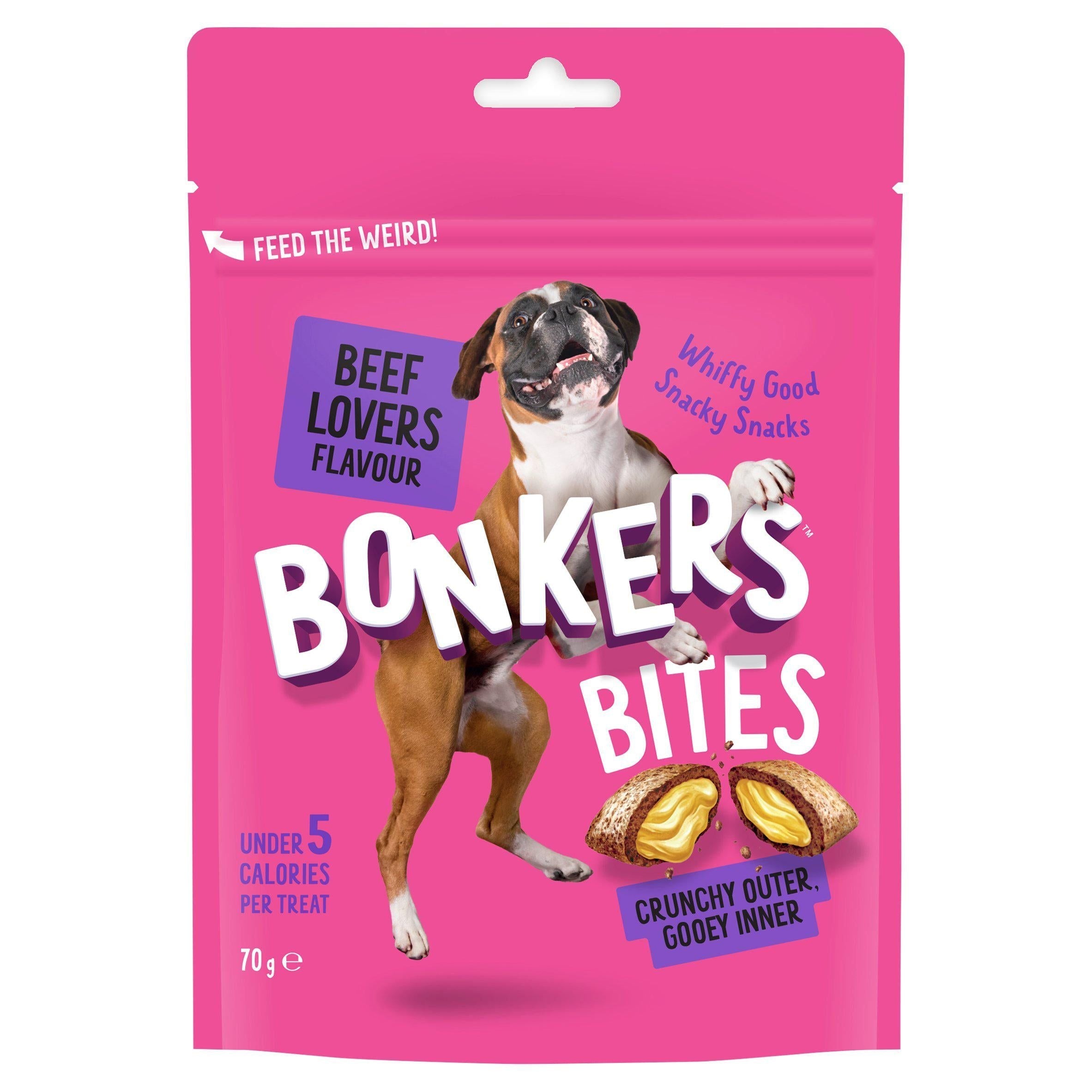 Bonkers Bites Beef Lovers Flavour 70g - McGrocer