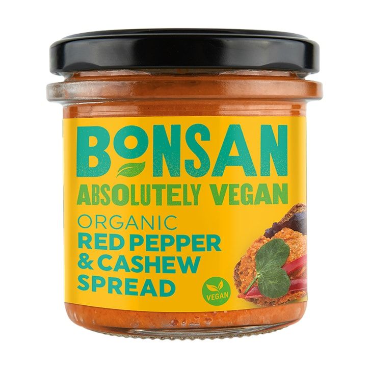 Bonsan Absolutely Vegan Organic Cashew & Chive Spread 135g - McGrocer