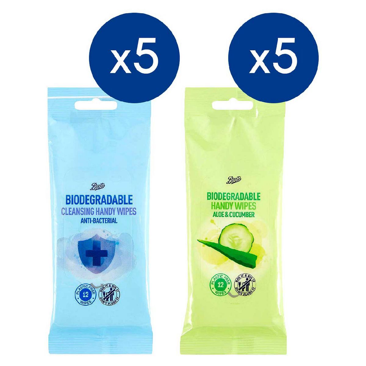 Boots 12s Handy Wipes x5 pack - McGrocer