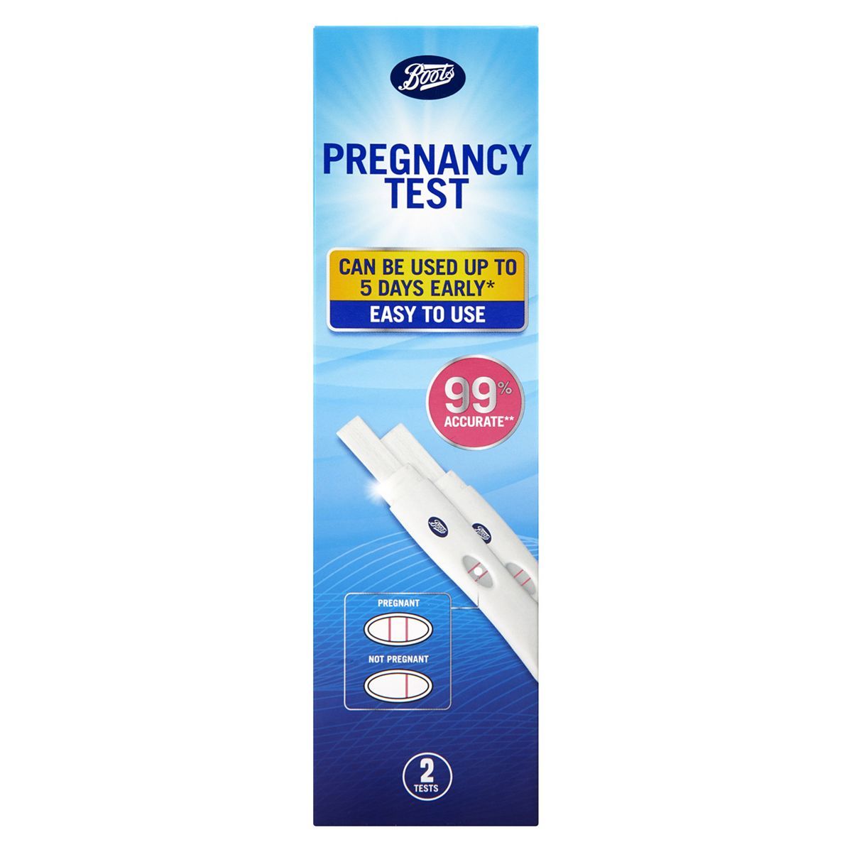 Boots 5 Day Early Pregnancy Test - 2 tests - McGrocer