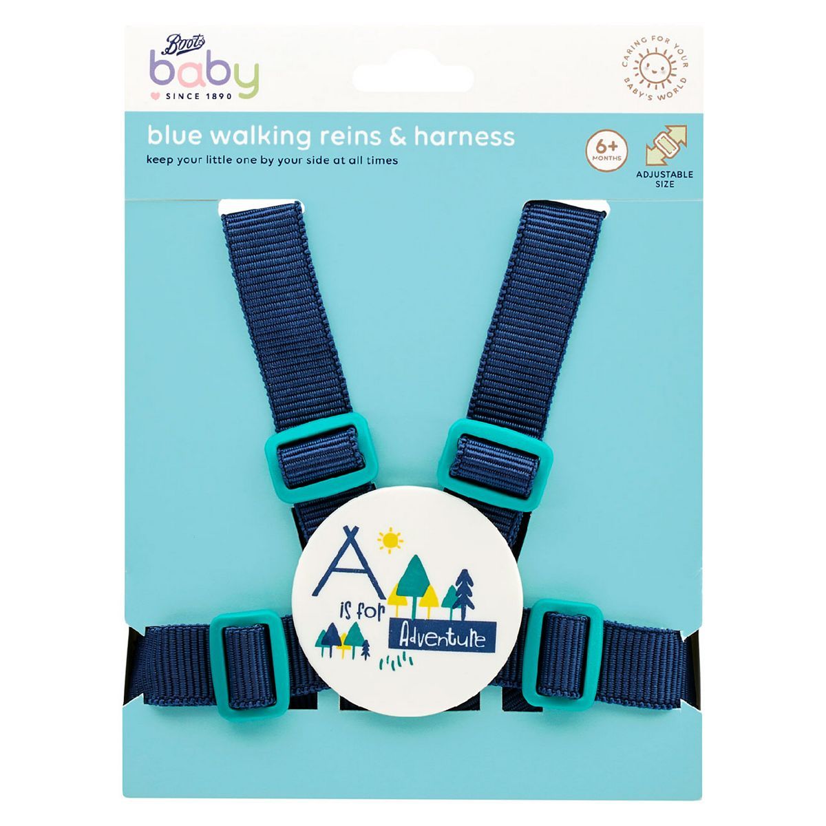 Boots Baby Harness & Reins - Blue - McGrocer