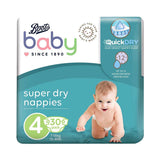 Boots Baby Super Dry Maxi Nappies Size 4 30s - McGrocer