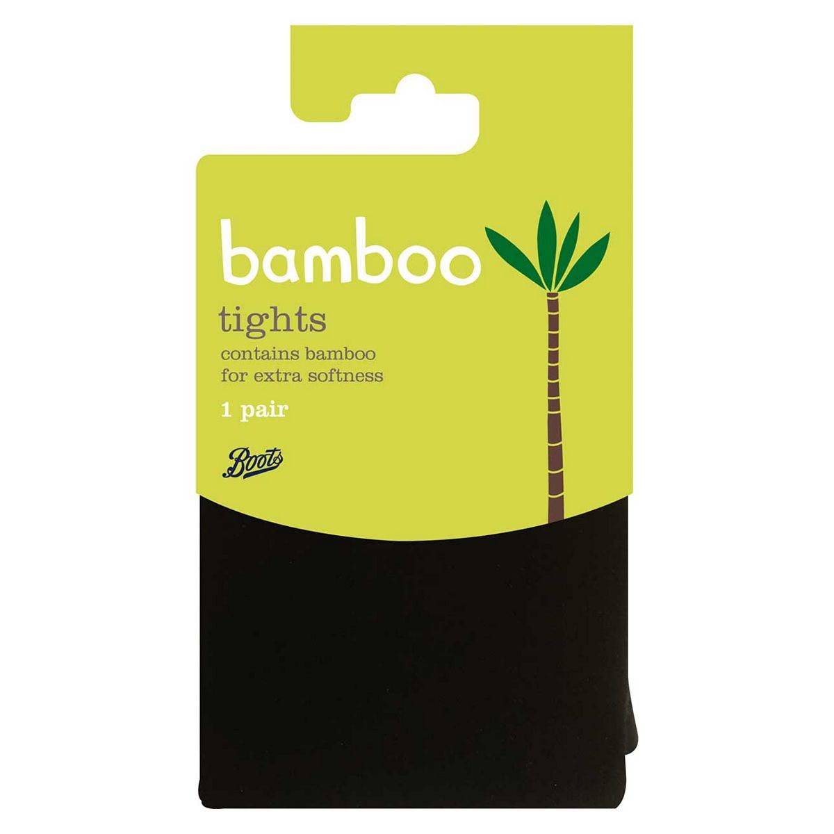 Boots Bamboo Opaque Tights Black Medium - McGrocer