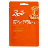 Boots CARE Moisturising Foot Socks Honey & Almond 1 pair - McGrocer