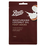 Boots Coconut Oil Moisturising Foot Socks - 1 pair - McGrocer