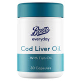 Boots Cod Liver Oil + Fish Oil - 30 Capsules (1 month supply) - McGrocer