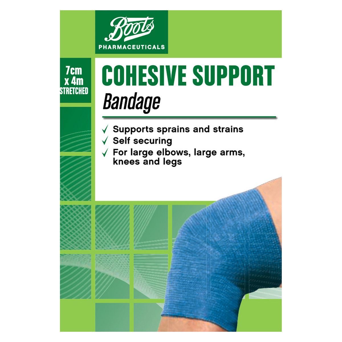 Boots Cohesive Support Bandage (7cm x 4m) - McGrocer