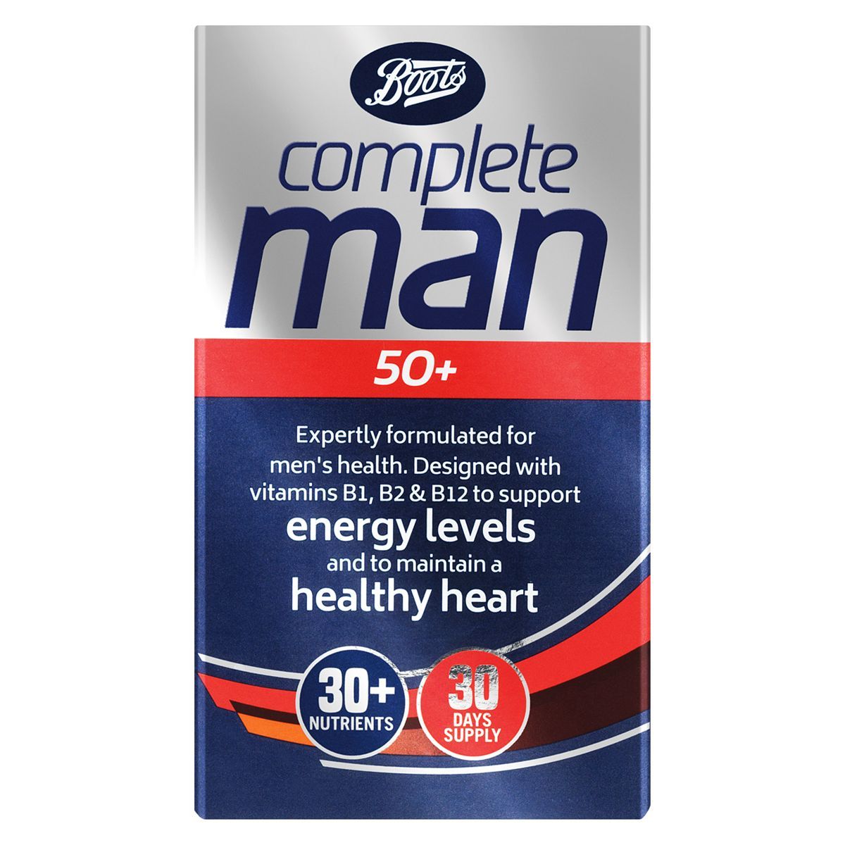 Boots Complete Man 50+ Multivitamins - 30 tablets - McGrocer