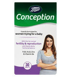 Boots Conception Folic Acid, Zinc & Vitamin B6 - 30 Tablets - McGrocer