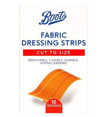 Boots Cut To Size Fabric Dressing Strips - 10 Pack - McGrocer