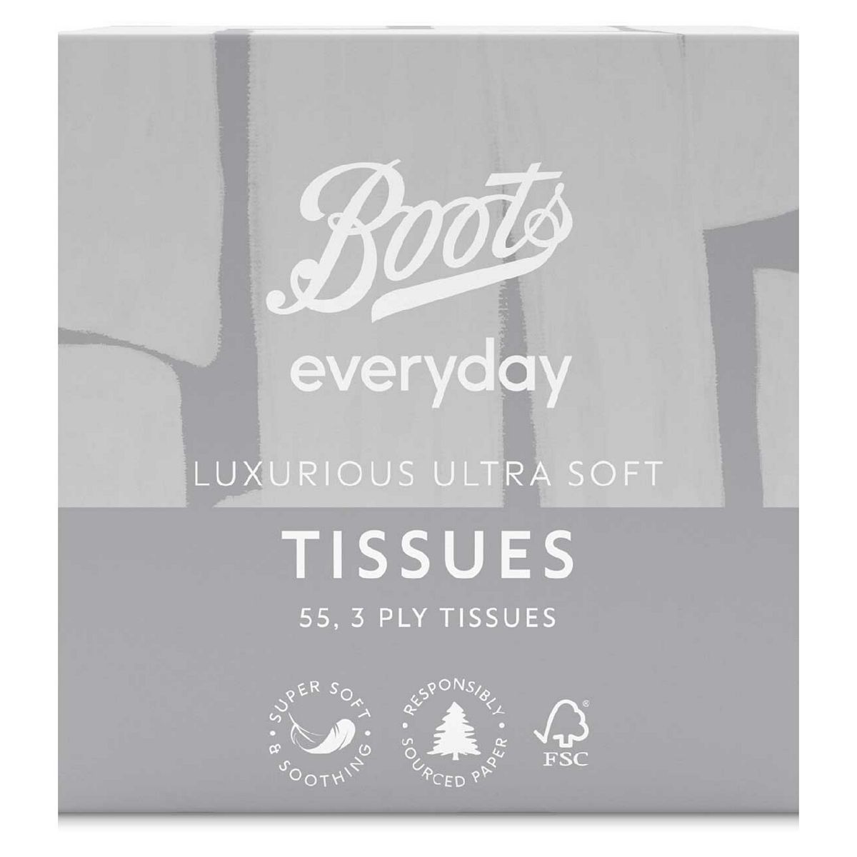 Boots Everyday Tissues 3ply Ultra Soft Cube 55 - McGrocer