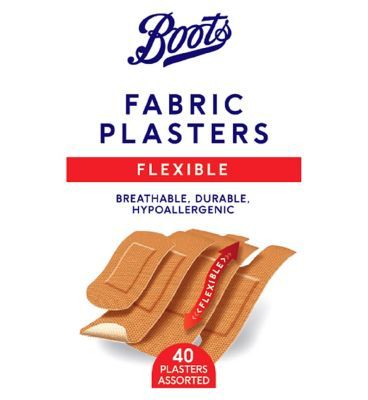Boots Flexible Fabric Plasters - 40 Pack - McGrocer