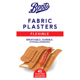 Boots Flexible Fabric Plasters - 40 Pack - McGrocer