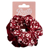 Boots floral and burgundy 2 pack scrunchies - McGrocer